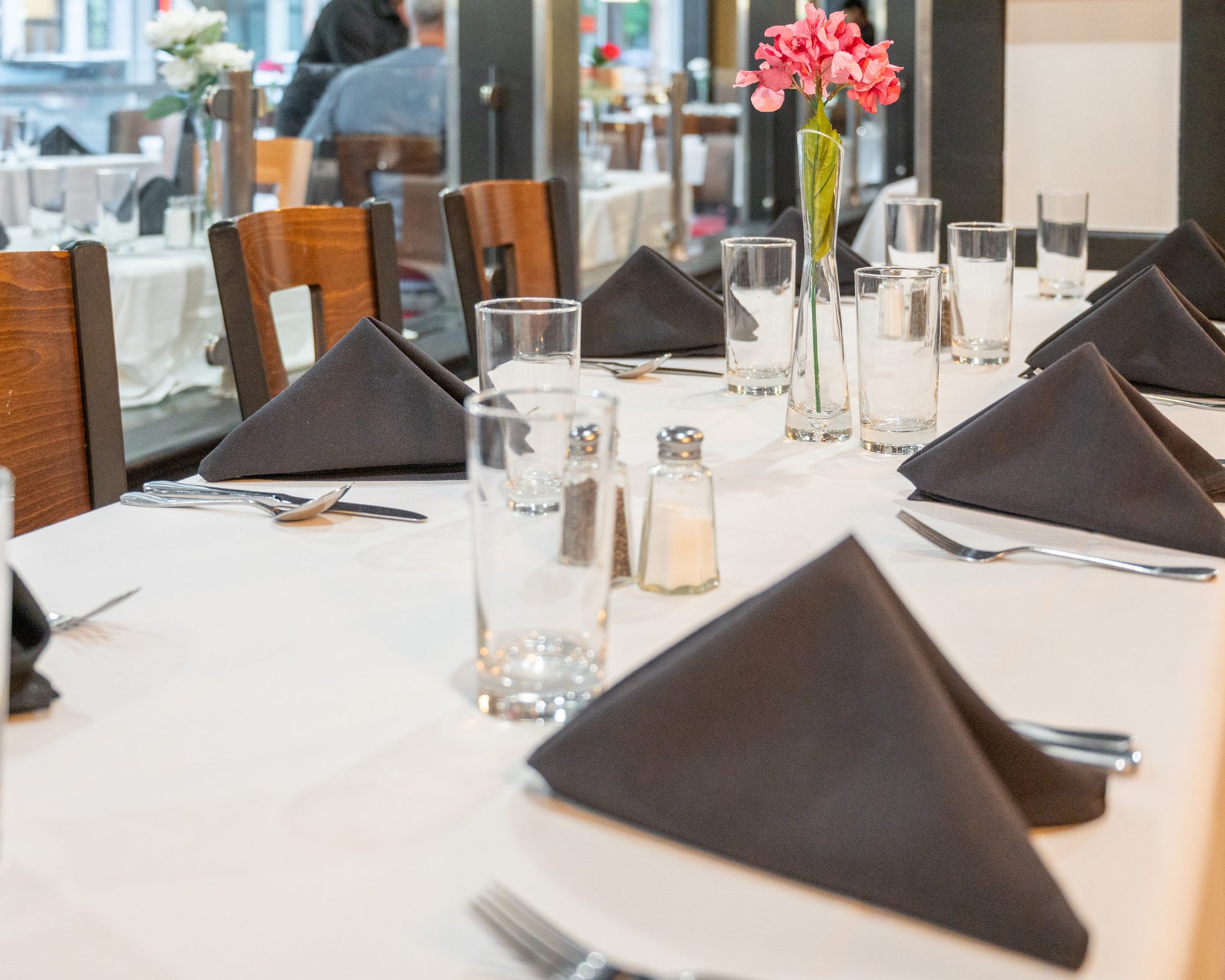 Dine in, order out, or gather here