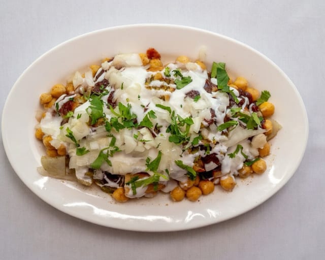 Aloo Tikki Chaat.